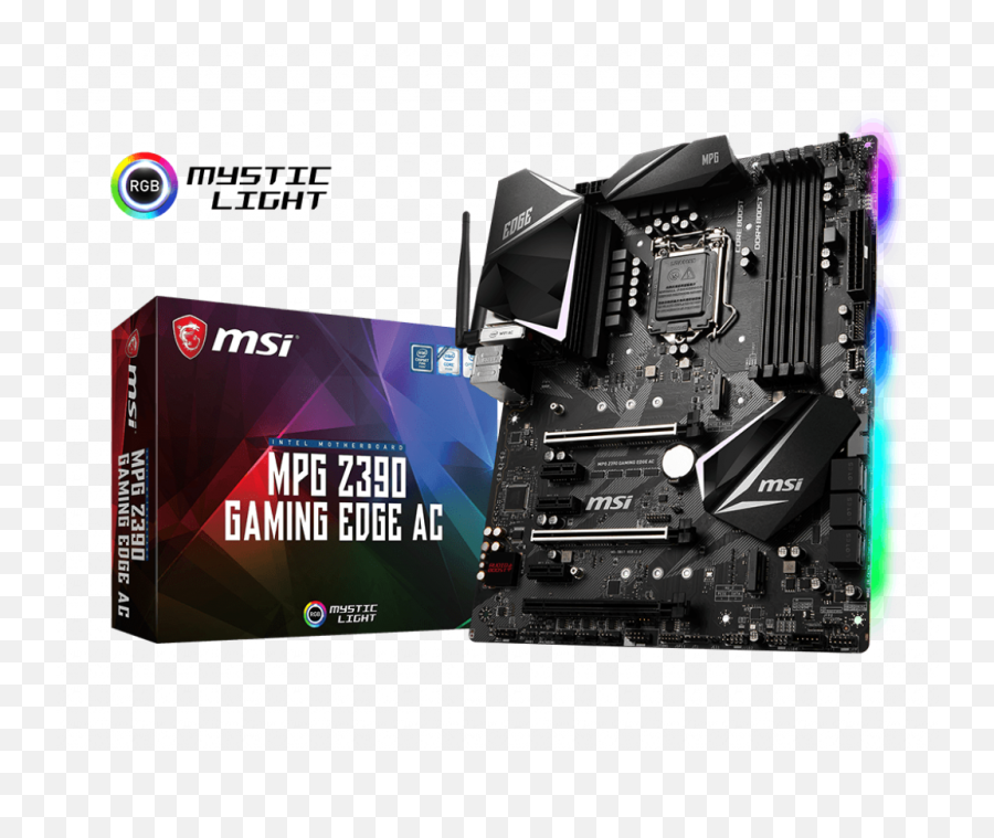 Mpg Z390 Gaming Edge Ac - Msi Mpg Z390 Gaming Pro Carbon Lga1151v2 Z390 Ddr4 Usb3 1 Sata3 By Wpg Png,Ac Png