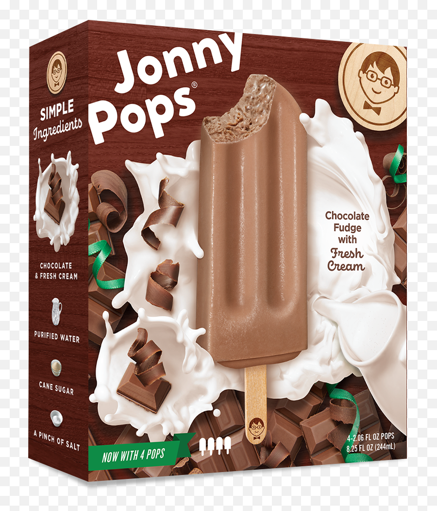 Jonnypops Chocolate Fudge U2014 Home - Jonny Pops Ice Cream Png,Chocolate Bar Png