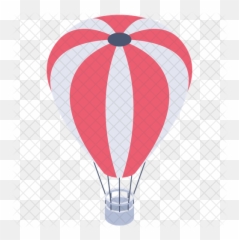 Hot Air Balloon Icon - png