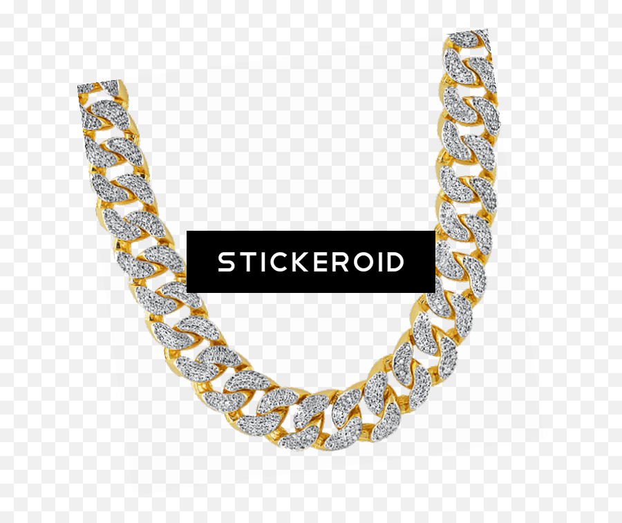 Download Thug Life Gold Chain Diamonds - Buy Gold Cuban Gangster Gold Chain Transparent Background Png,Thug Life Chain Png