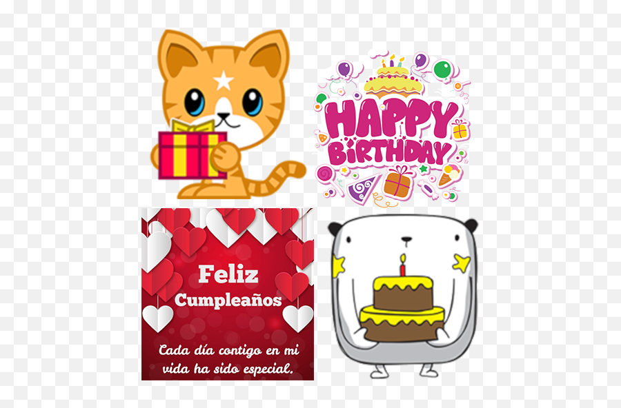 Stickers Happy Birthday For Whatsapp - Apps On Google Play Stickers Para Whatsapp De Cumpleaños Png,Feliz Cumpleaños Png