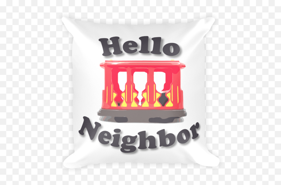 Hello Neighbor Square Pillow U2013 Skerb412 - Cushion Png,Hello Neighbor Png