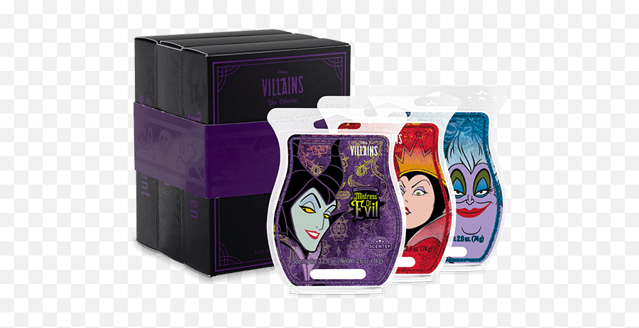 Disney Villains - Scentsy Wax Collection Maleficent Ursula Evil Queen Scentsy Disney Villains Png,Evil Queen Png