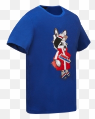 Large Womenu0027s Punk Rabbit T - Shirt Tennis Blue MCM TW Active png