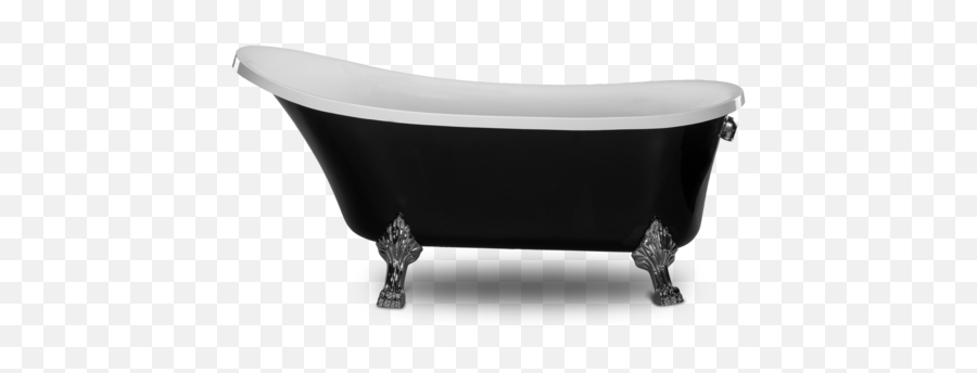 Cesano Black - Black And White Bathtub Png,Bathtub Png