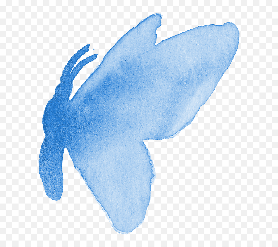 Butterfly Silhouette Transparent - Watercolor Butterfly Couple Png,Watercolor Butterfly Png
