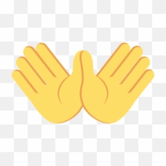 Sign Emoji Emoticon Vector Icon - Open Hands Twitter png