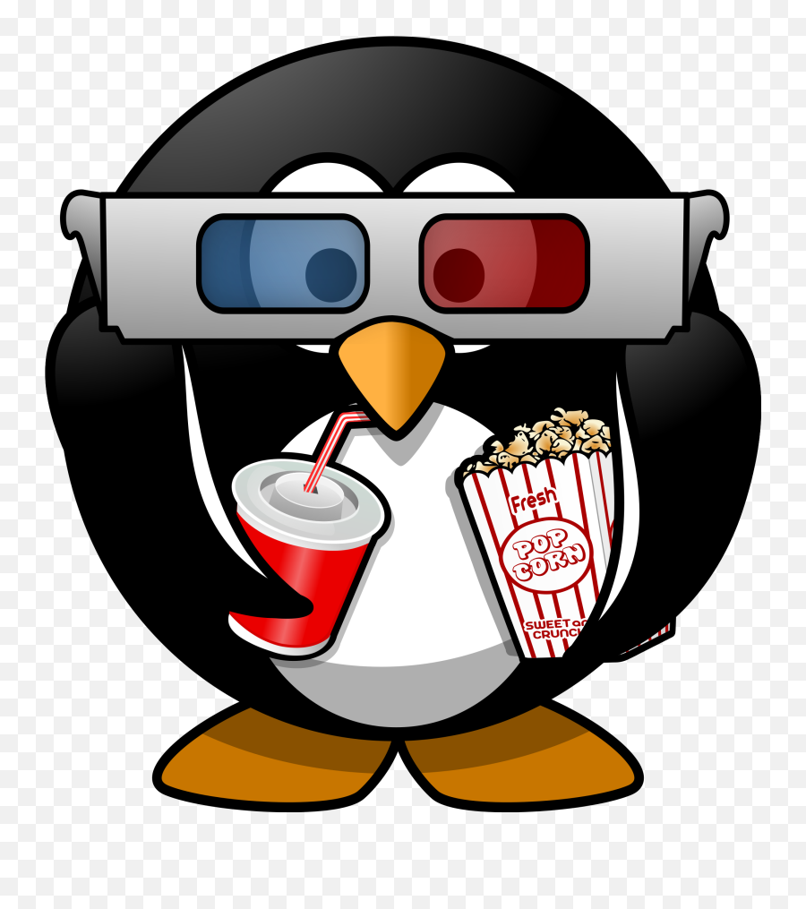 Download Penguin Clipart Drunk - Cinema Clipart Png Image Penguin In A Cinema,Drunk Png