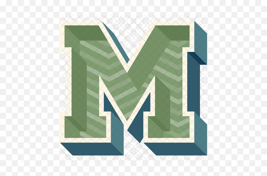 Alphabet Letter M Icon Of Flat Style - M Alphabet In 3d Png,Letter M Png