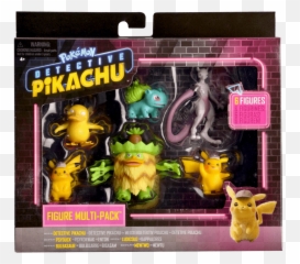 Pokemon Detective Pikachu 6 Figure - Pokémon Detective Pikachu Toys Png,Psyduck Png