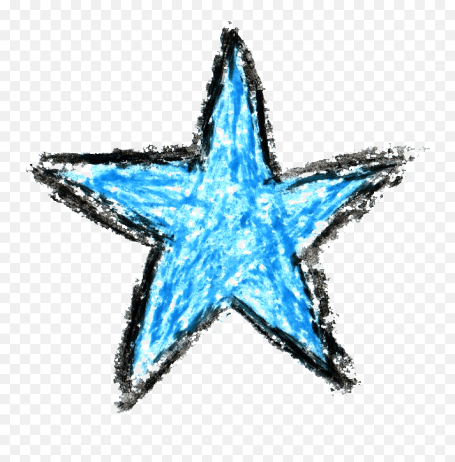 Download Hd Free Png Crayon Star Drawing Images - Crayon Drawing Clip Art Transparent,Crayon Png