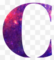 Letter C Galaxy In White Background Portable Battery Charger - Letter C White Background Png,Galaxy Transparent Background