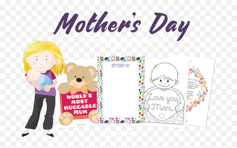 Motheru0027s Day Teaching Resources Worksheets U0026 Activities - Clip Art Png,Happy Mothers Day Transparent Background