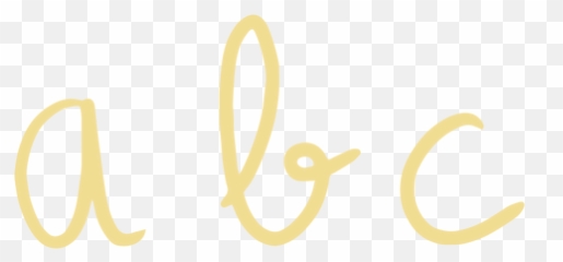 Letters Abc Doodle - Transparent PNG u0026 SVG vector file Vertical