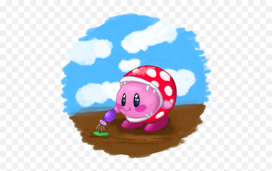 Ion - Commissions Open Piranha Plant Kirby Growing A Happy Png,Piranha Plant Png