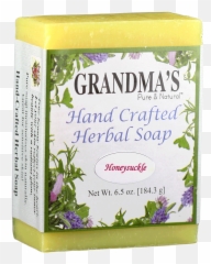Grandmas Honeysuckle Herbal Soap - Soap Png,Honeysuckle Png