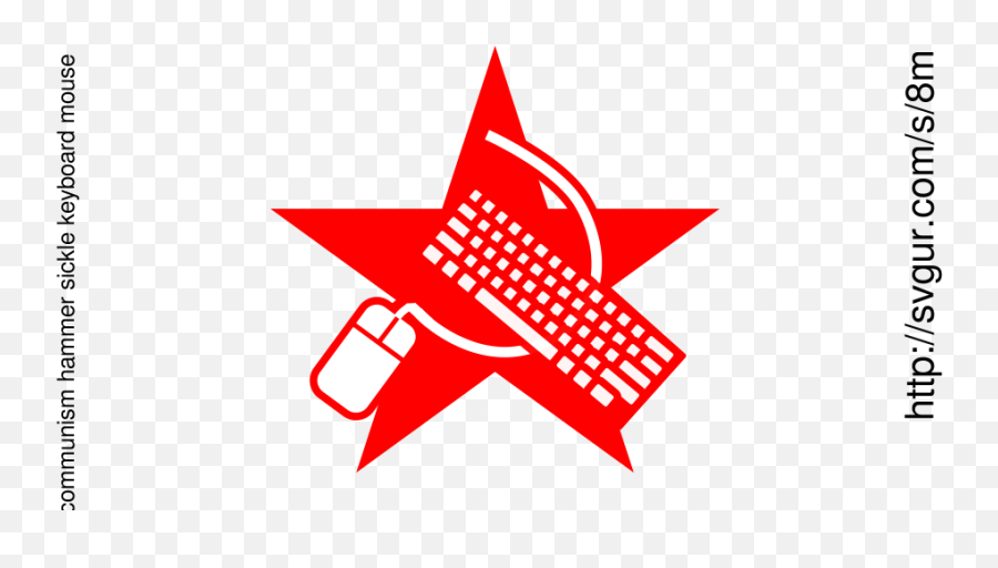 Communism Hammer Sickle Keyboard Mouse - 24 Advent Png,Sickle And Hammer Png
