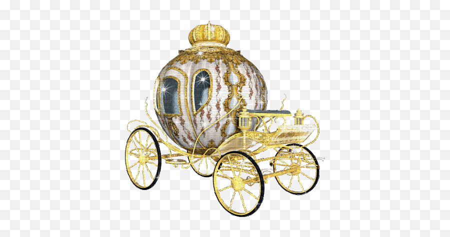 Golden Cinderella Carriage - Gratulacje Congratulations Dog Antique Png,Cinderella Carriage Png