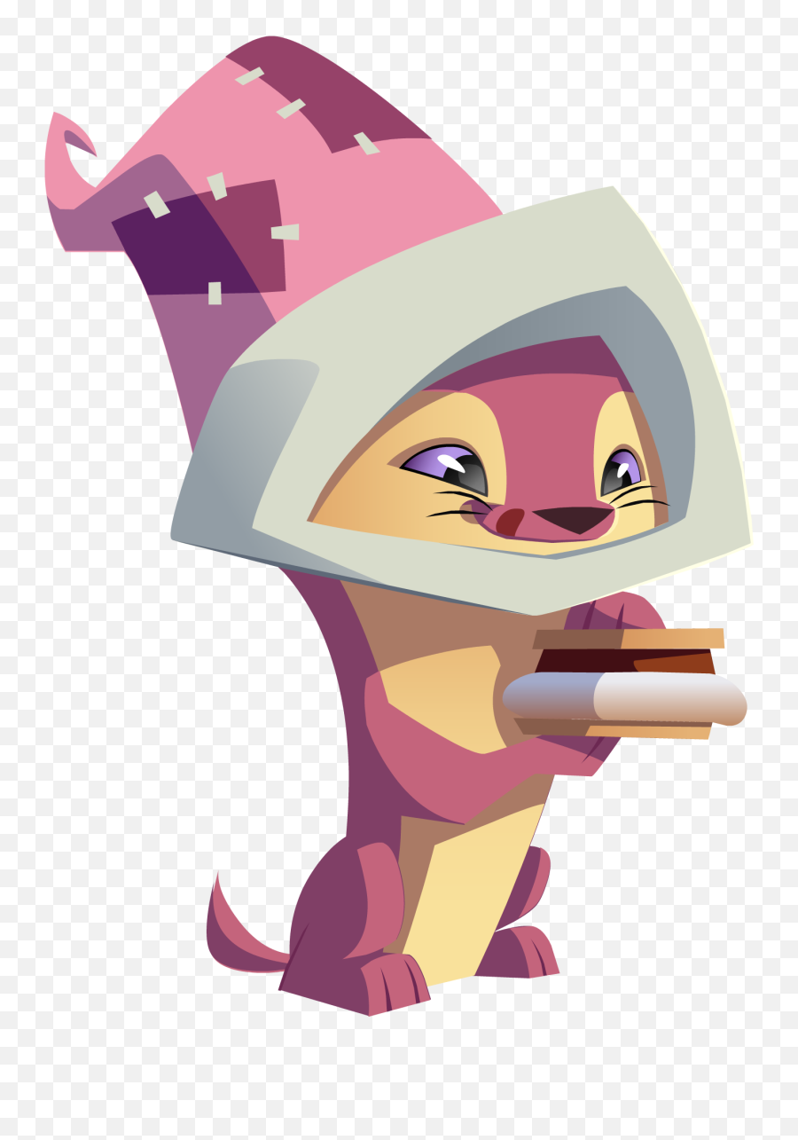 Download Otter With Smores - Animal Jam Png Otter Png Image Animal Jam Animals Png,Otter Png