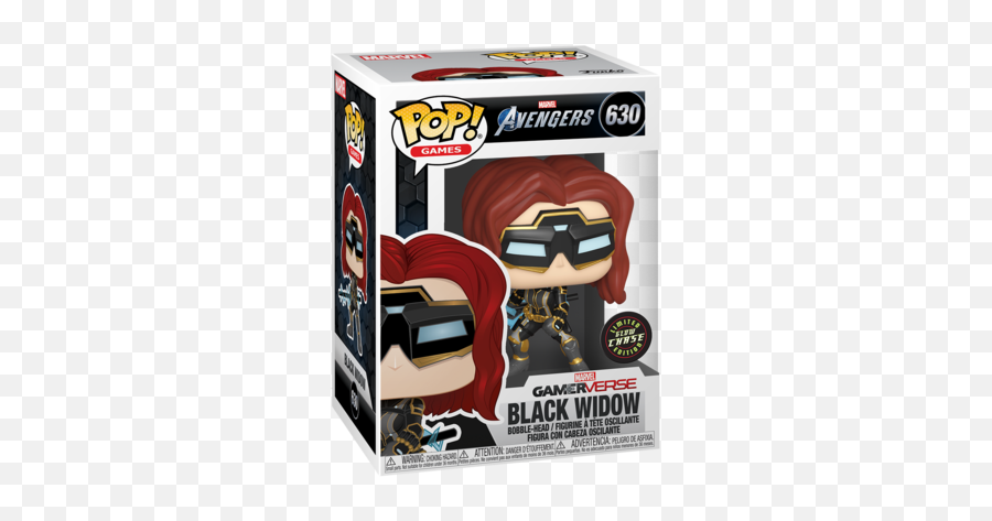 Marvel Avengers Game - Black Widow Chance Of Glow Chase Gamerverse Black Widow Funko Png,Black Widow Transparent