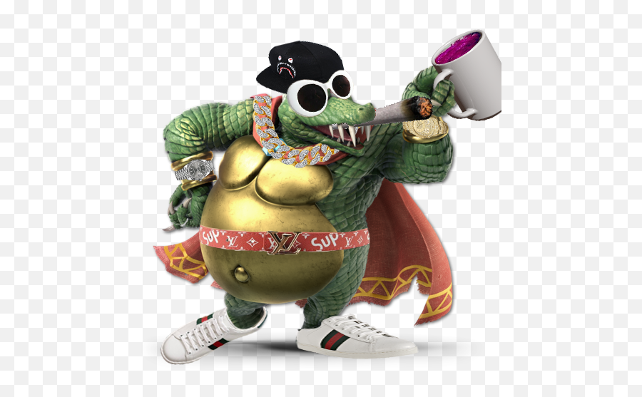 King K - King K Rool Funny Png,King K Rool Png