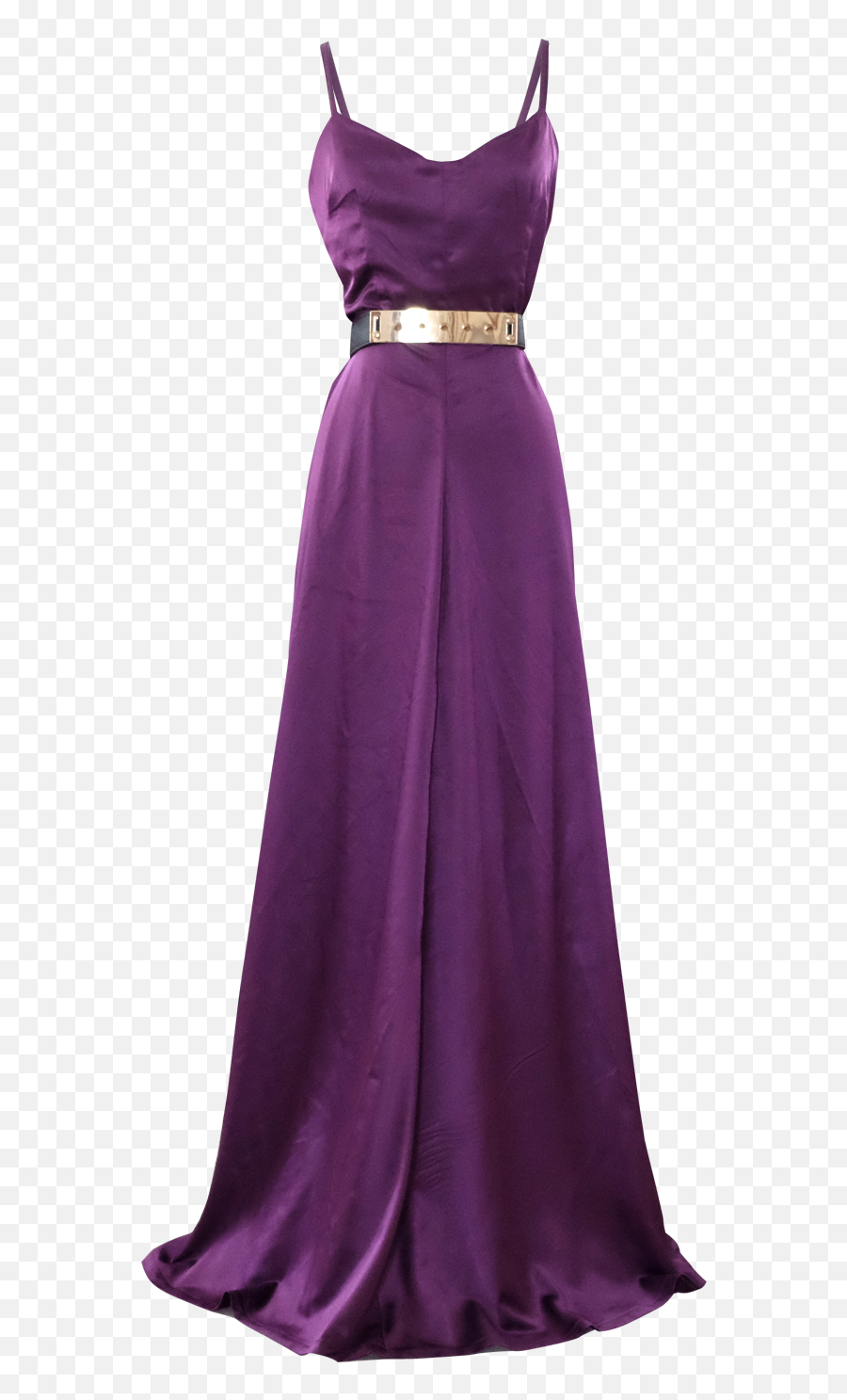 Download Hd Long Purple Prom Dresses Photo - Satin Purple Prom Dresses Png,Prom Png