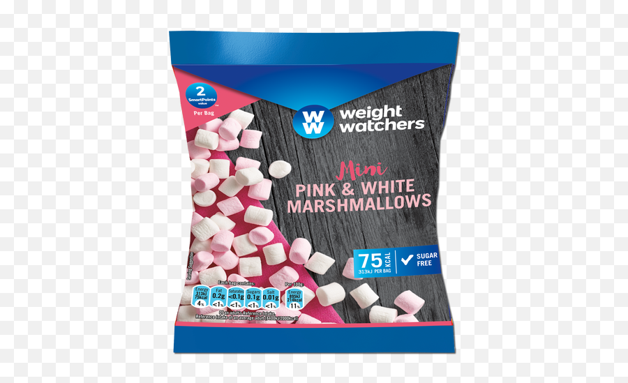 Mini Pink White Marshmallows 35g - Weight Watchers Png,Marshmallows Png