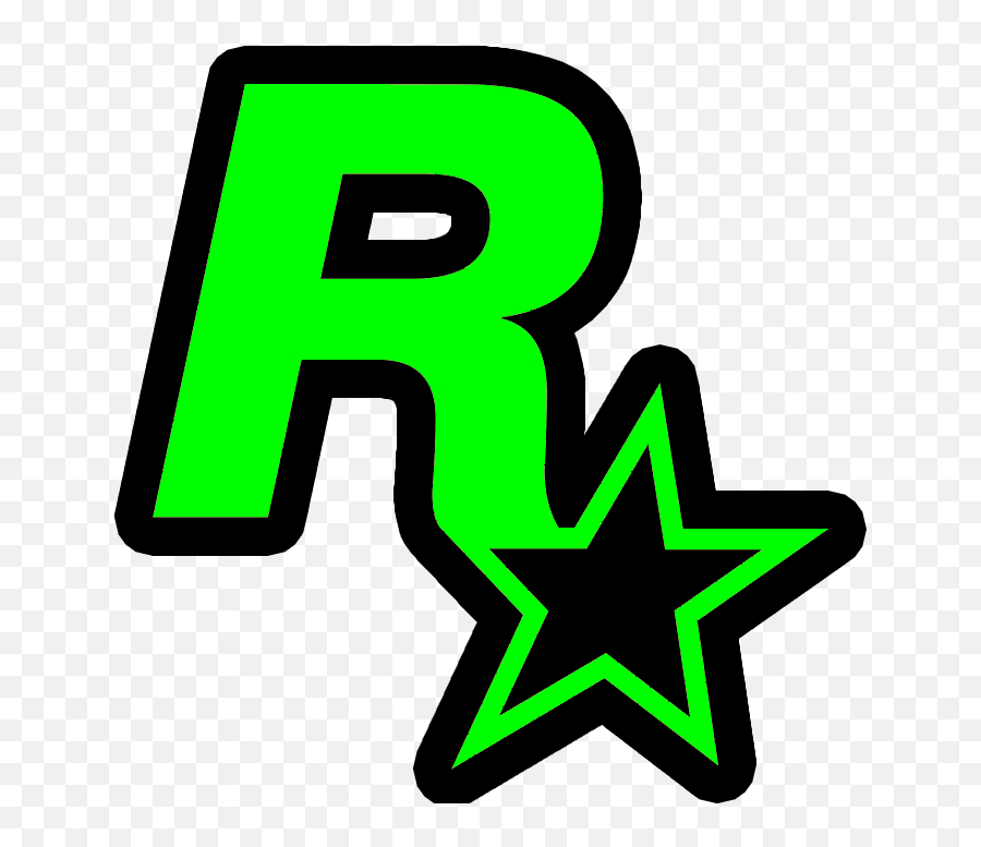 Rockstar Games Icon Neon Green - Transparent Logo Rockstar Games Png,Rockstar Games Logo