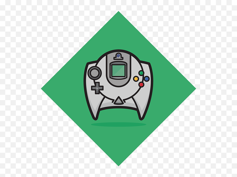 Video Game Controller Icon Set - Sega Dreamcast Controller Clipart Png,Sega Dreamcast Logo