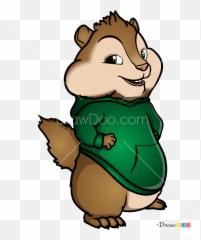 How To Draw Theodore Seville Alvin And - Chipmunks png