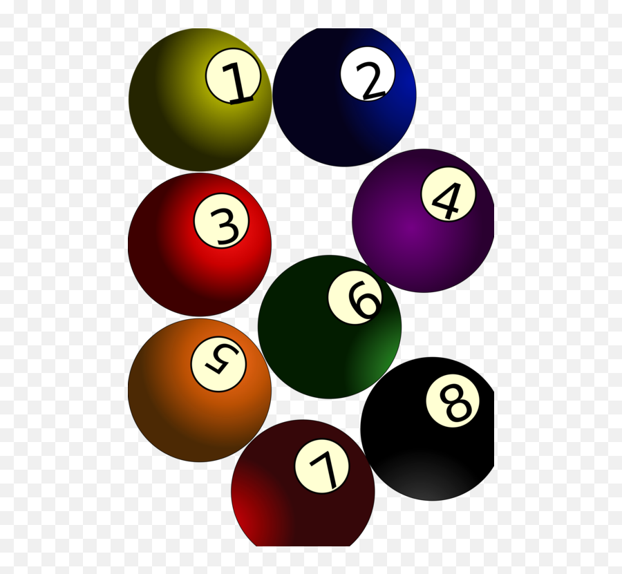 Billiard Ball Png Clipart - 8 Balls Clipart,Magic 8 Ball Png