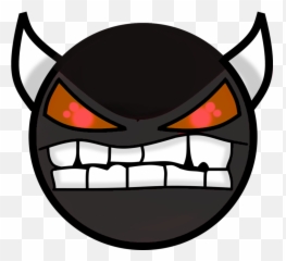 White Download Geometry Dash My Face - Geometry Dash Demon Face Png,Demon Face Png