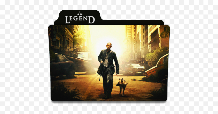 I Am Legend Movie Folder Icon - Designbust Am Legend Toilet Paper Png,Leash Icon