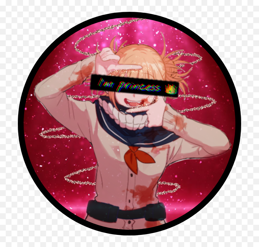 Anime Animegirl Icon Animeicon Bnha - Smile Toga Himiko Png,Pink Anime ...