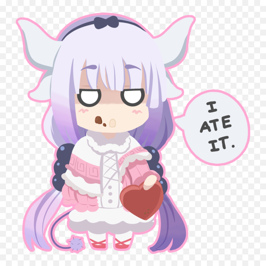 Kanna Kamui Valentineu0027s Day Chocolates By Bunberryart - Miss Dragon Maid Day Png,Kanna Kamui Png