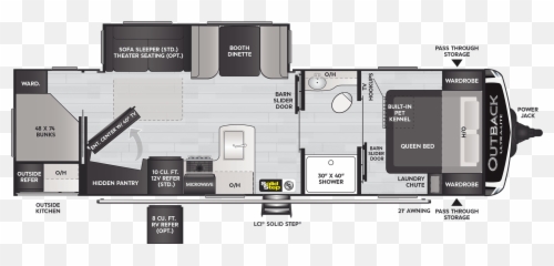 Keystone Outback 291ubh Travel Trailer Offers A Space - Saving Vertical Png,Project Ekko Icon