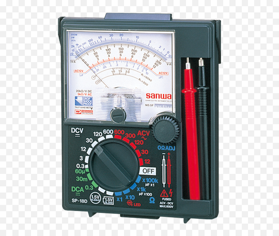 Analog Multitesters Sanwa Electric Instrument Co Ltd - Sanwa Analog Multimeter Png,Multimeter Icon