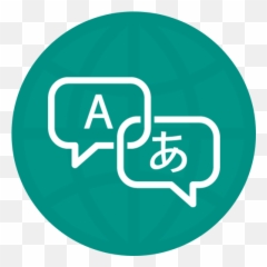 Multi Language Translator Pro - Neon Red Translate Logo png