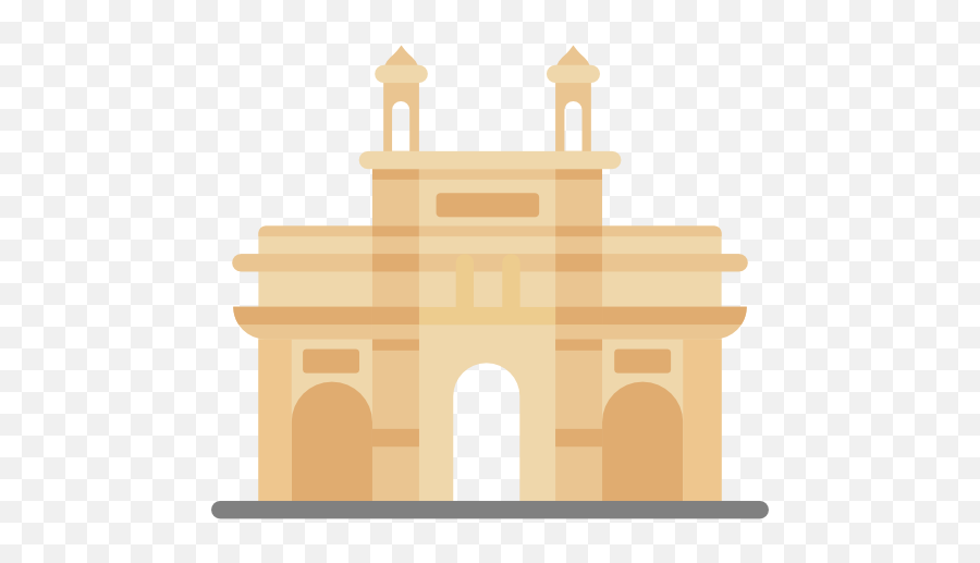 28 Collection Of India Gate Clipart Png - Mumbai Png Icon Gateway Of India Illustrator Png,Gate Icon Png