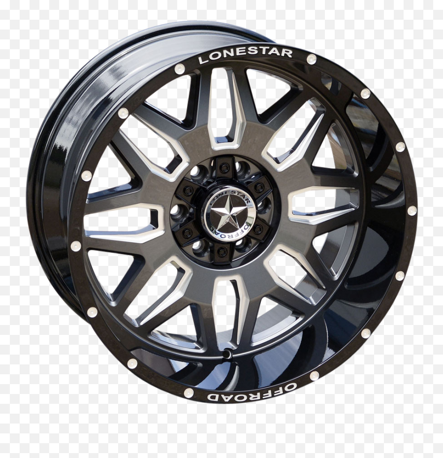 20x10 Gloss Black Gunmetal Renegade Wheel 6x55 U0026 6x135 - Rim Png,Icon 4.5 Lift F250