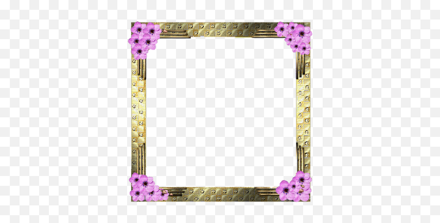 Frame Gold Flowers Png - Picmix Picture Frame,Gold Picture Frame Png