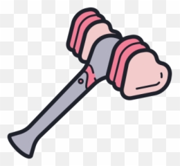 Hammer Bong Icon In Color Hand Drawn Style - Png