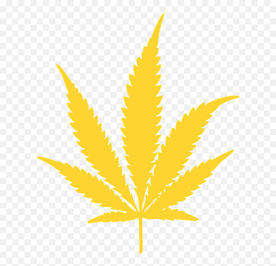 Marijuana Leaf Silhouette - Free Vector Silhouettes Creazilla Gif De Maconha Png,Marijuana Leaf Icon