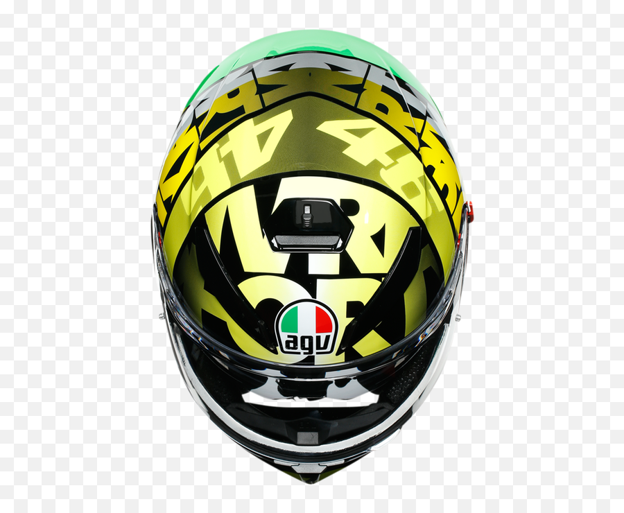 Agv K3 Sv Tribe 46 Vr46 Valentino Rossi Helmet - Mc Shoei Helmet Png,Agv K3 Rossi Icon Helmet