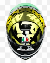 Agv K3 Sv Tribe 46 Vr46 Valentino Rossi Helmet - Mc Shoei Helmet Png,Agv K3 Rossi Icon Helmet