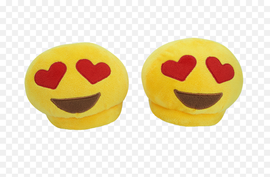 Products Heart Eyes Emoji Slipper Plushmoji - Heart Png,Heart Eyes Emoji Transparent