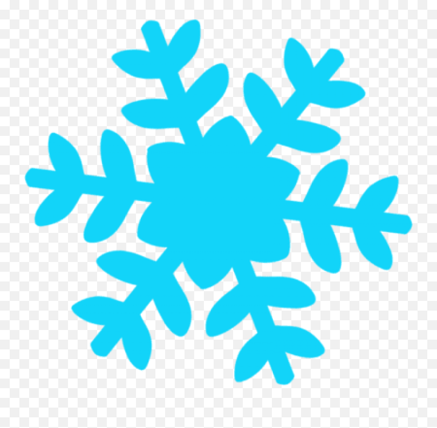 Free Snowflake Clipart Transparent Background - Transparent Background Snowflake Clipart Png,Snow Overlay Png