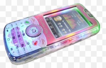 Rainbow Weed 420 Phone Guy Hello Kitty - Vaporwave png
