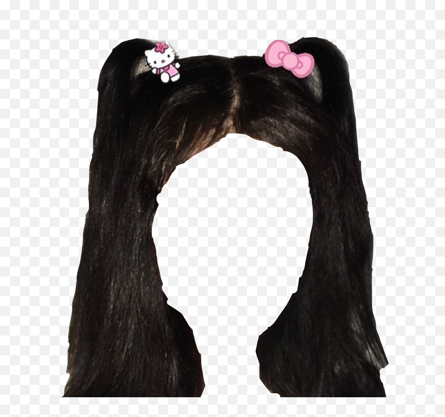 Egirl Hair Egirlhair Wig Hellokitty Freetoedit - Bijambare Png,Girl Hair Png