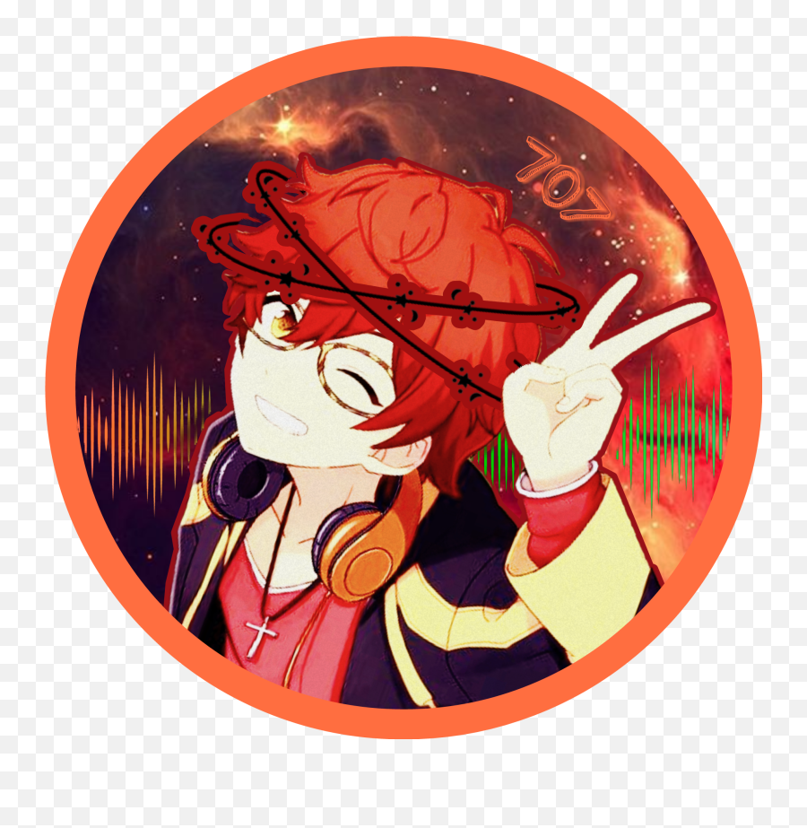 Lucielchoi Saeyoungchoi 707 Sticker By - Coccinelle Fictional Character Png,707 Icon